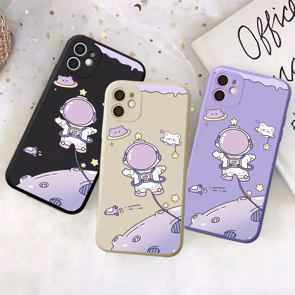 DC CASE OPPO F5 / F7 / A5 2020 / A9 2020 / A5s / A7 / A12 / A17 / A57 2022 NEW CASE MACARON ASTRONAU