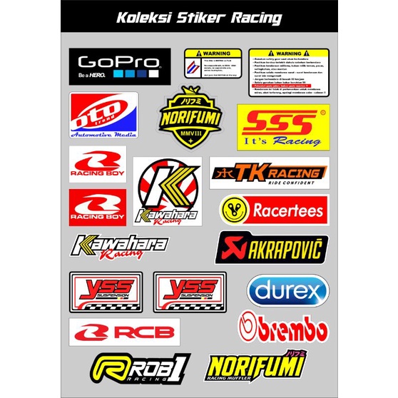 

stiker racing stiker bengkel