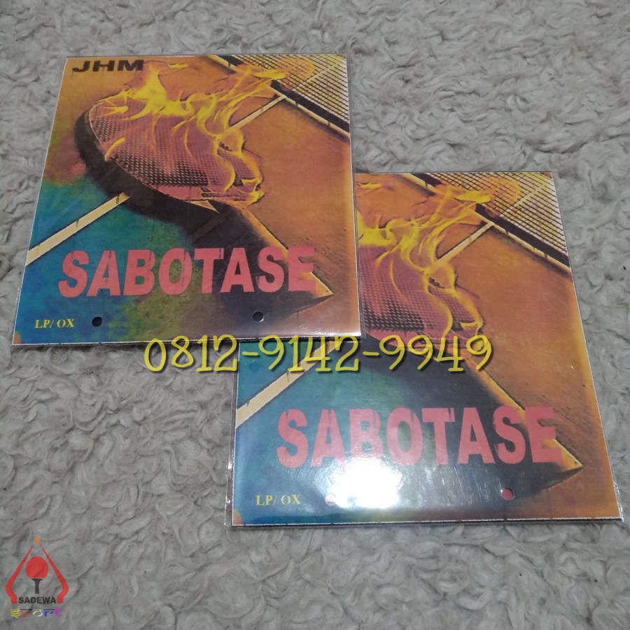 KARET PINGPONG TENIS MEJA BINTIK PROSES JHM JAHANAM SABOTASE TERBARU