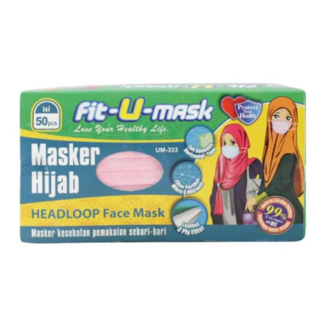 Masker hijab fit u mask