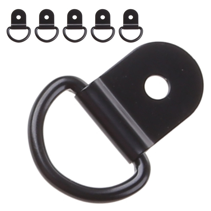 Cre 20Pcs Hook / Cincin Bentuk D Untuk Pengikat Kargo Truk / Trailer