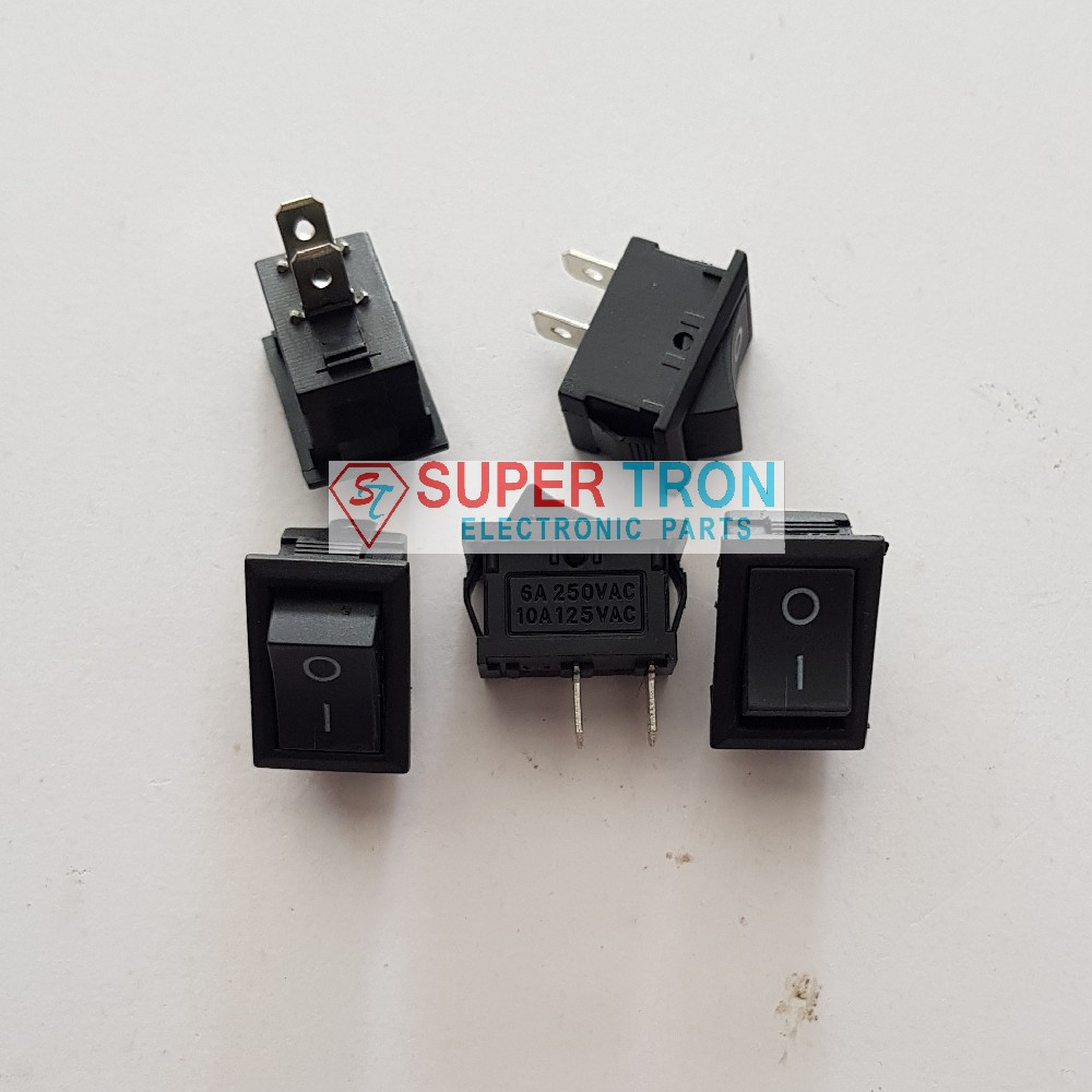 Saklar Switch On Off Power Hitam 2pin