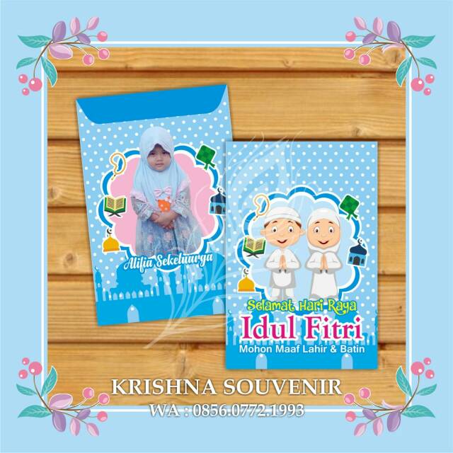 Amplop lebaran custom desain