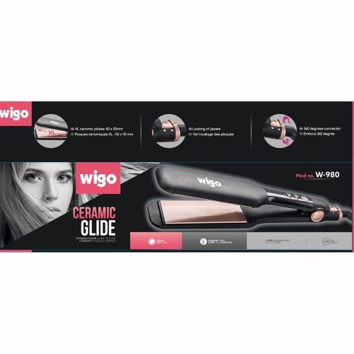 Catok BAGUS Pelurus Rambut Infrared Wigo W-980 Hair Straightener Moisture