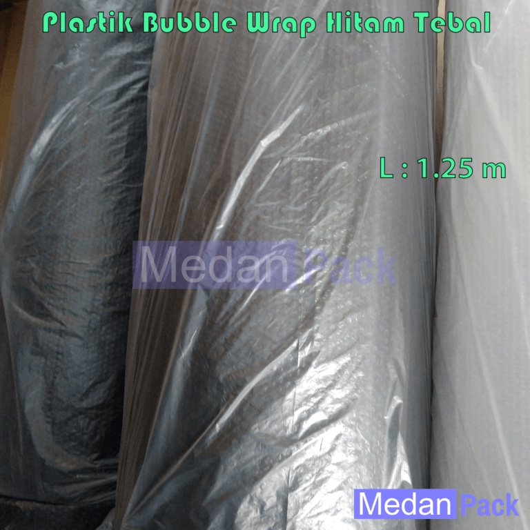 

Bubble Wrap Hitam Lebar 1.25 meter per 50 m