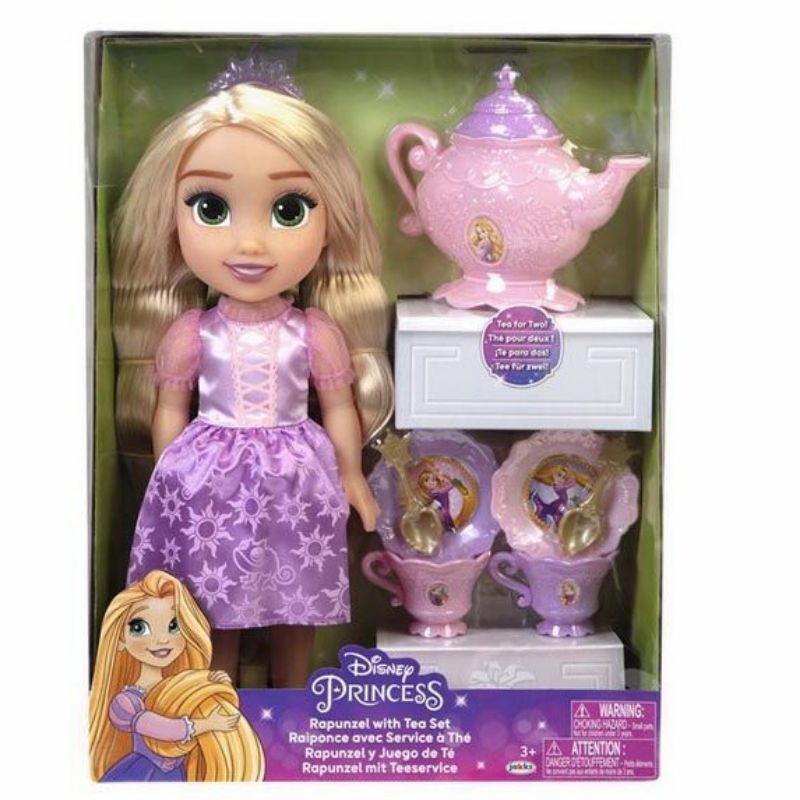 Disney Princess Rapunzel with Tea set Jakks