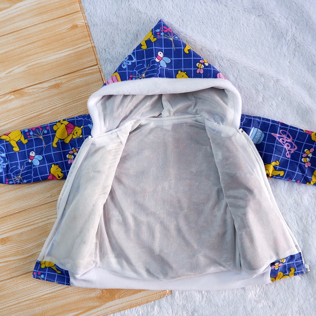 6-18 Bulan Jaket Bayi Perempuan & Laki Laki (Unisex). Sweater Baby Cewek & Cowok Musim Dingin Lucu & Murah-4