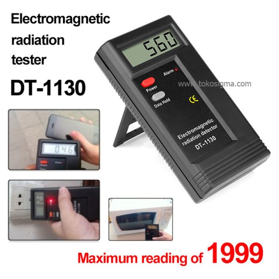 Electromagnetic Radiation Detector Deteksi Radiasi EMF Meter Dosimeter