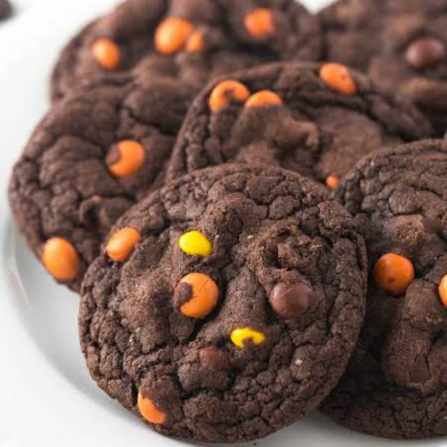 

Kue kering coklat double cocho cookies lezat premium AA enak murmer