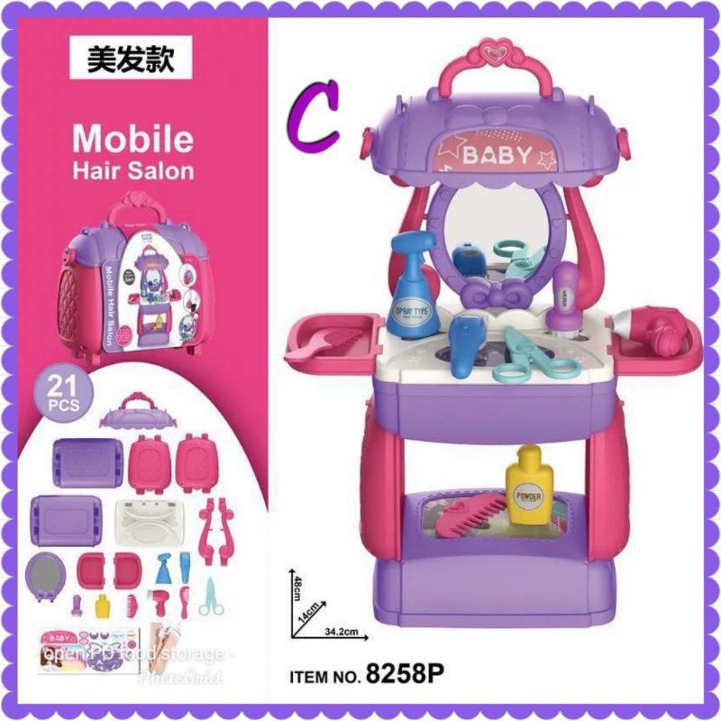 Play House Bag / Mainan Anak Portable / Mainan Tas