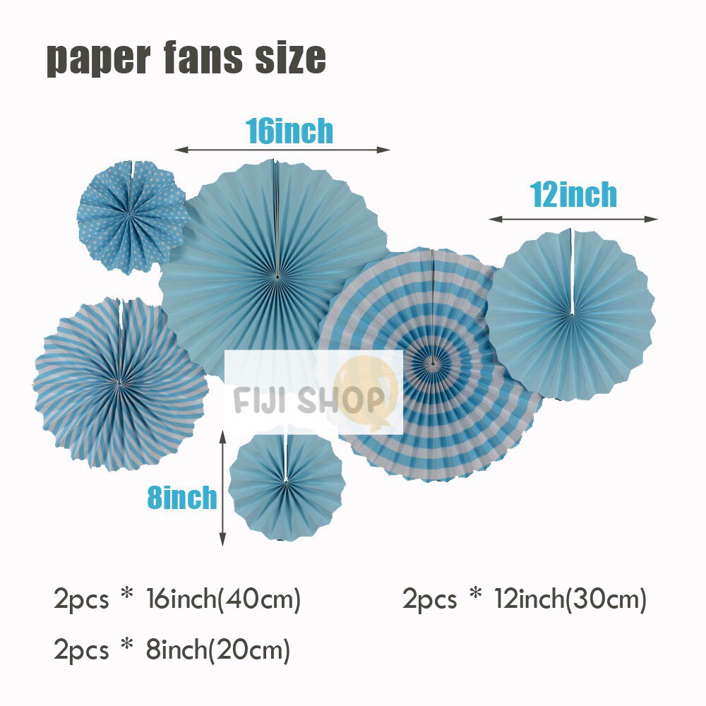 

Paper Fan Biru Dekorasi / Paper Fan Blue Set