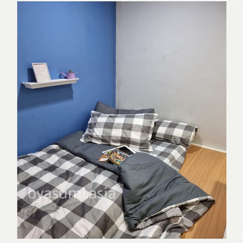 Bedcover Aesthetic Kotak Hitam Putih Catur Bedcover Aesthetic Korea Bedcover Set Kotak