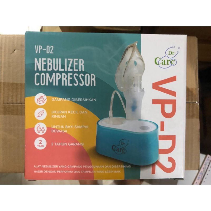 NEBULIZER DR CARE VP V2 ALAT TERAPI UAP ALAT BANTU PERNAPASAN NEBULIZER ALAT UAP ASMA, ALAT UAP ASMA
