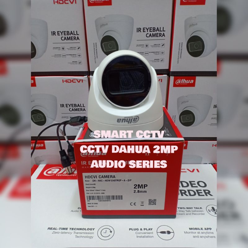 PAKET CCTV DAHUA 2MP AUDIO FULLHD 1080P 4 CHANNEL 3 KAMERA KOMPLIT TINGGAL PASANG