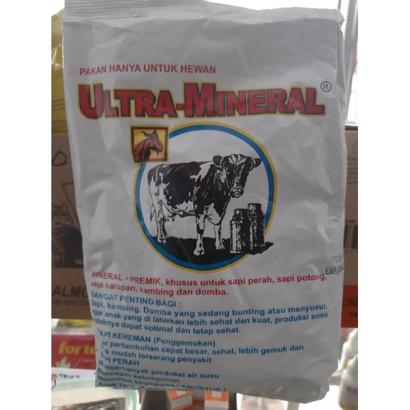 MINERAL - PREMIX ,Ultra mineral untuk Sapi, kambing