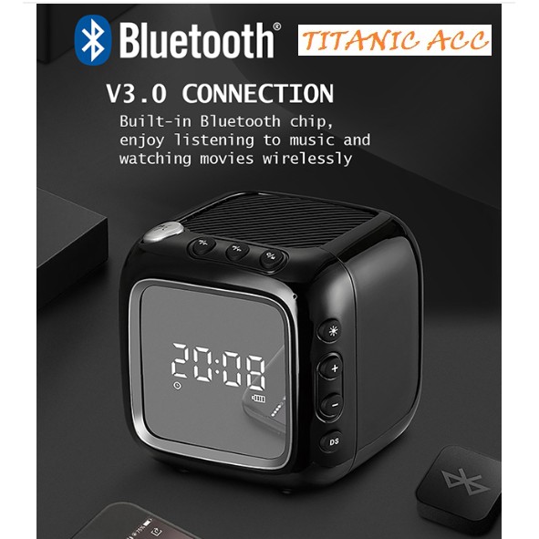 Bluetooth Speaker Robot Rb530 Speaker Bluetooth Bentuk Dadu By Vivan Shopee Indonesia