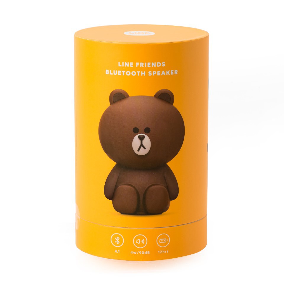 [LINE FRIENDS] BROWN BLUETOOTH SPEAKER / Line Friends Store Official Brown Bluetooth Speaker