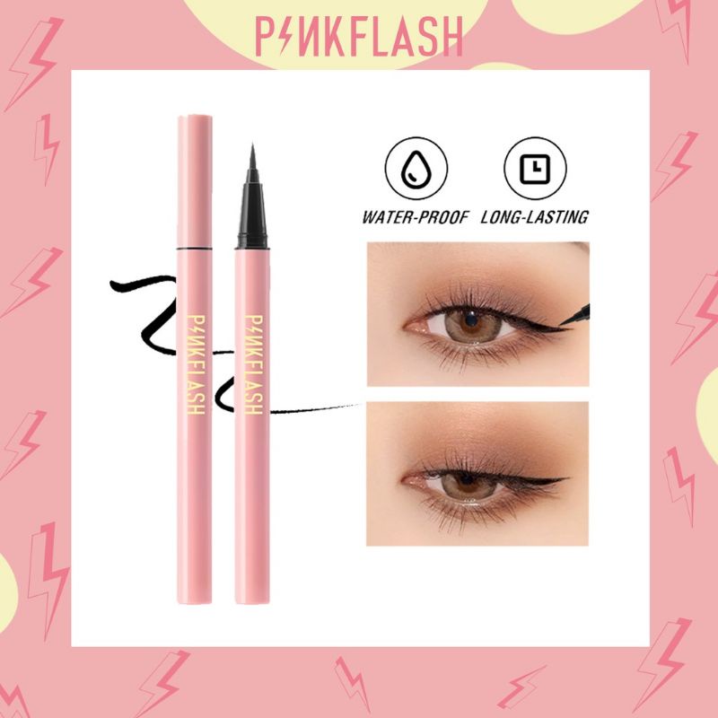 `ღ´ PHINKL `ღ´ Pinkflash eyeliner waterproof anti luntur mudah untuk diaplikasi