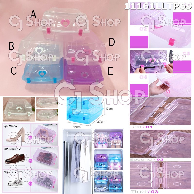 Kotak Sepatu Transparan / Box Sepatu 11161