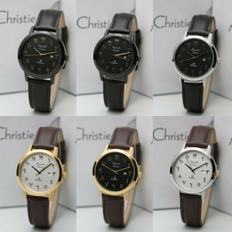 JAM TANGAN WANITA ALEXANDRE CHRISTIE AC 1024 / AC1024 LEATHER ORIGINAL