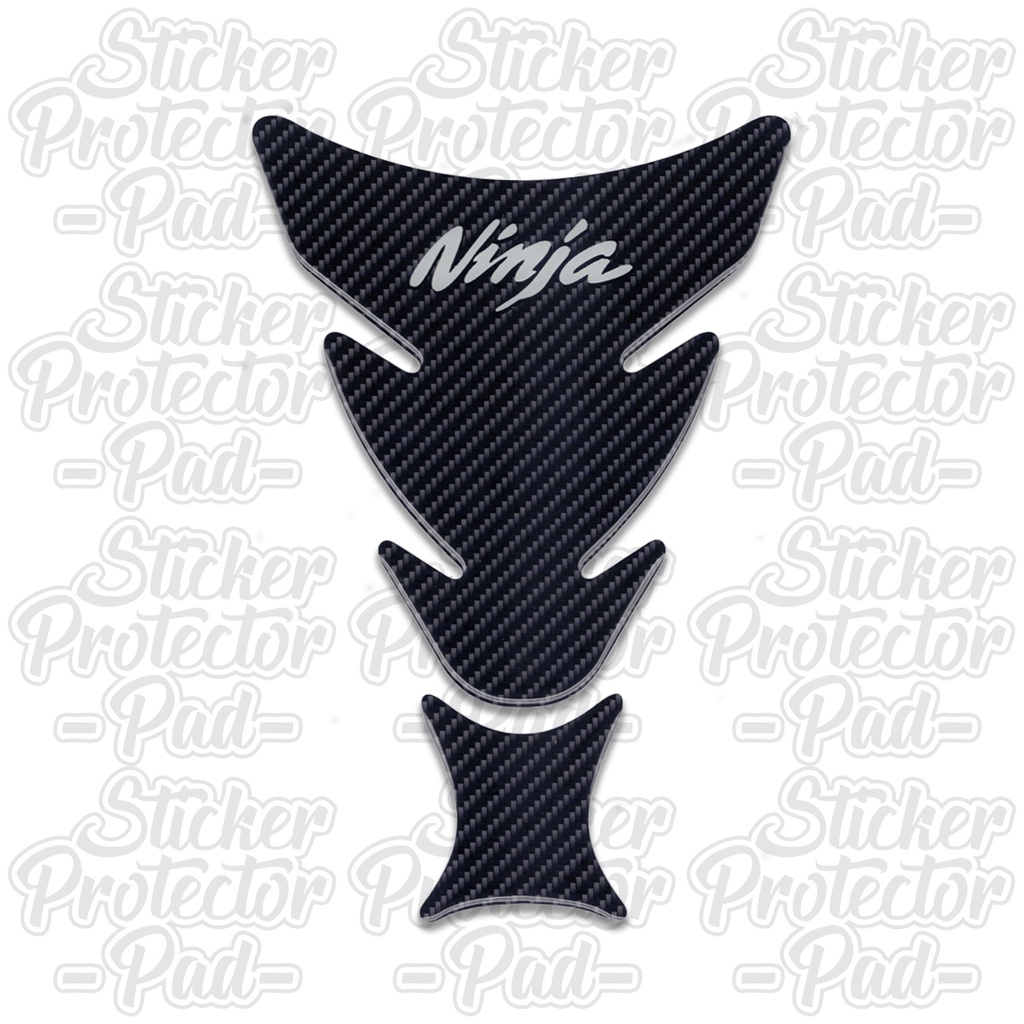 Tankpad kawasaki ninja universal logo ninja timbul