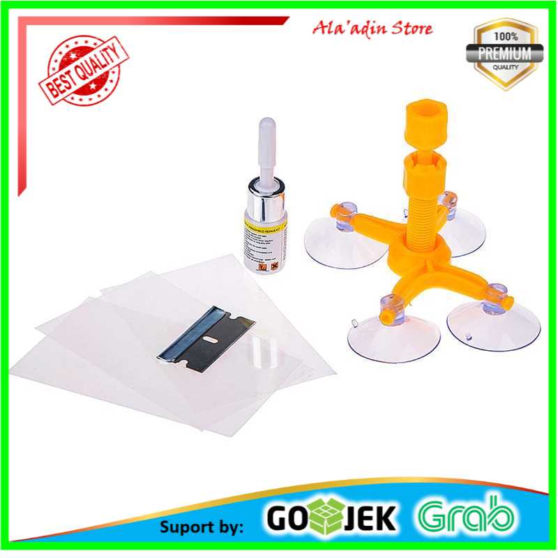 Promo Alat Reparasi Kaca Mobil Retak Windshield Repair Kit - 42GKG