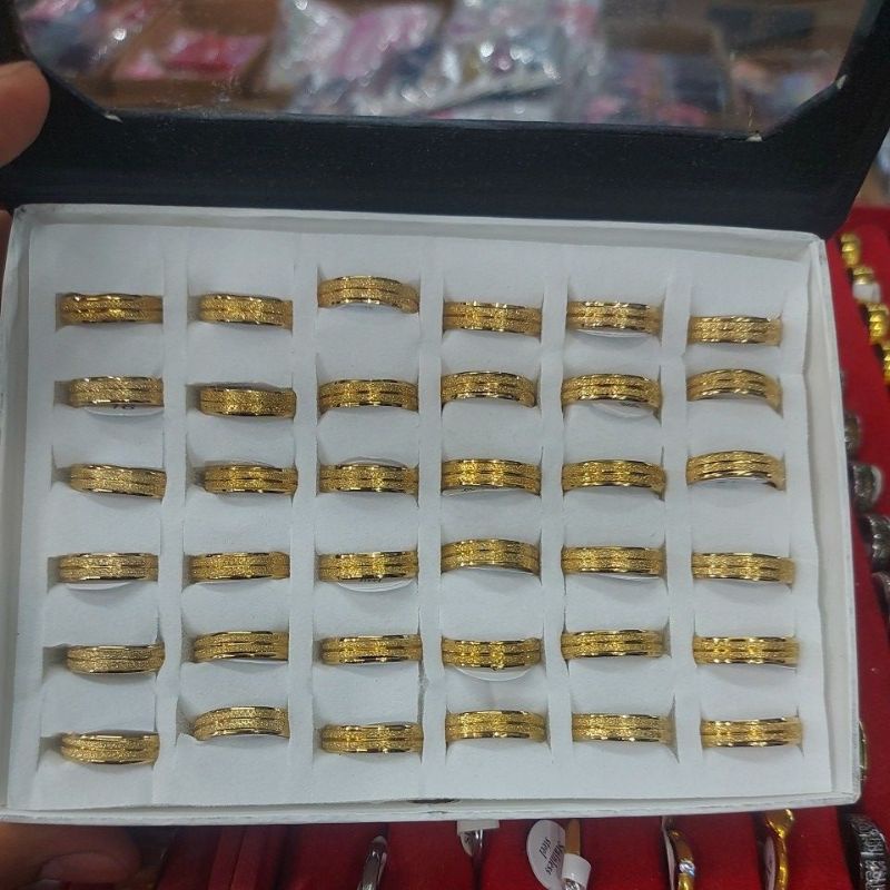 CINCIN STAINLESS STEEL/TITANIUM Perbox (36pcs)