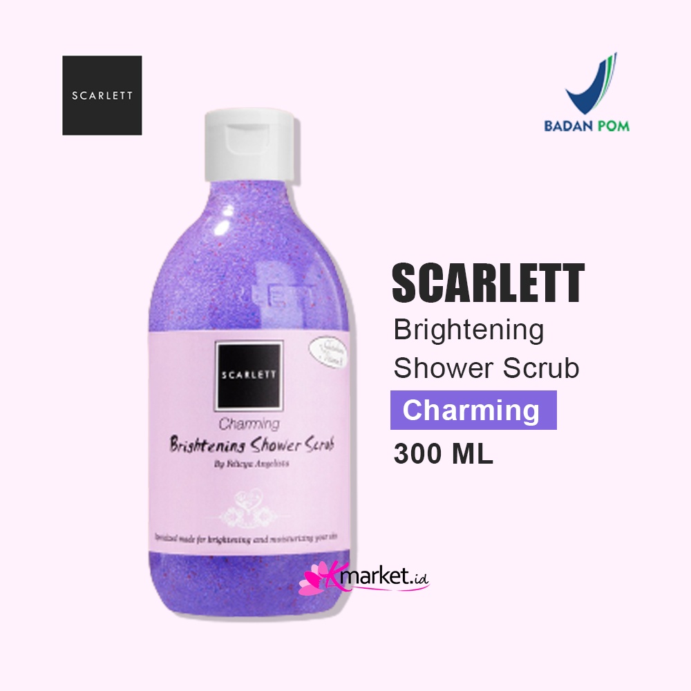 SCARLETT Whitening Shower Scrub Jolly | Freshly | Charming 300 ML