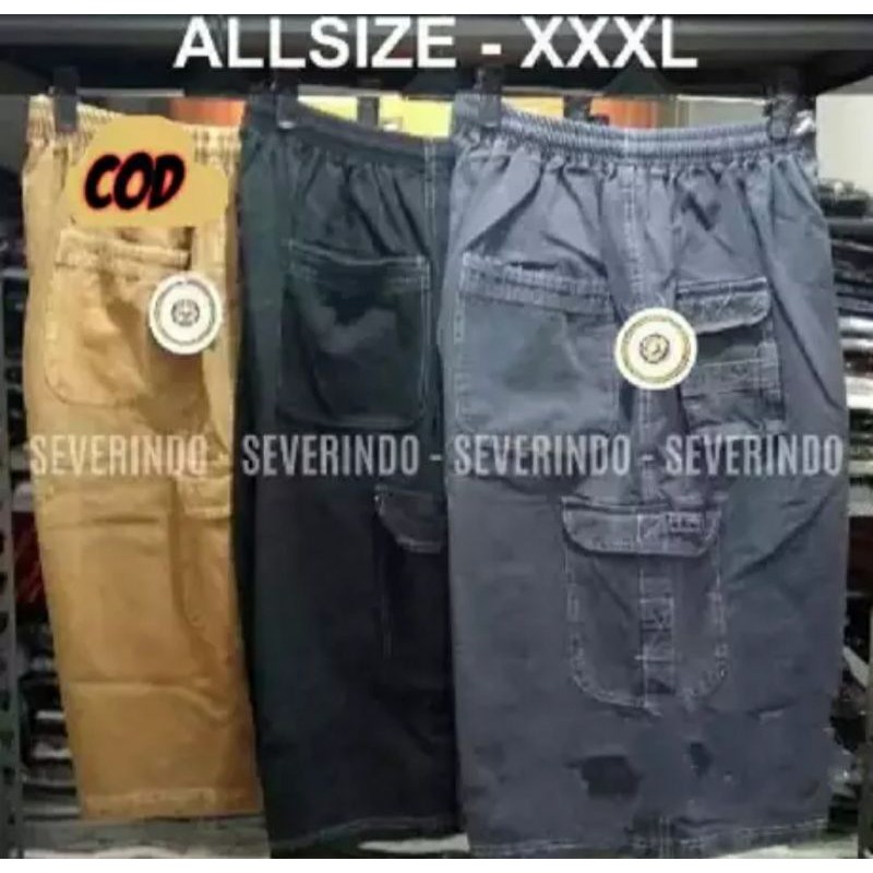 Celana Cargo Levis Jumbo/Celana Pendek Pria