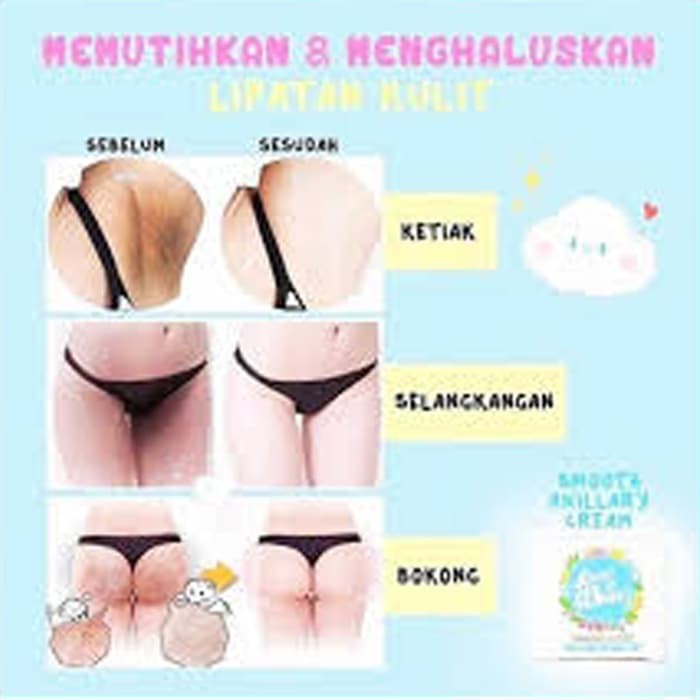 Termurah Cream Pemutih Ketiak Terbukti AMPUH / Cream Pemutih Bokong AMPUH limited