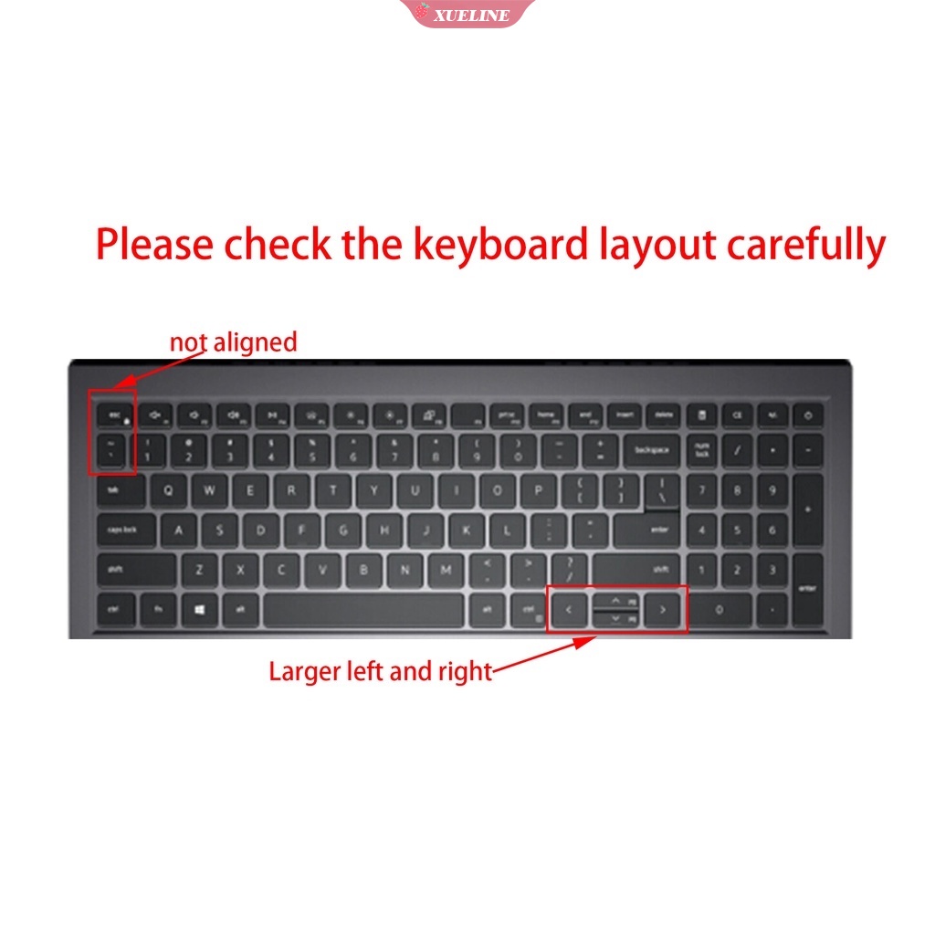 DELL Film Pelindung keyboard 15 3000 5510 3511 5515 3510 3515 7510 3520 15pro 5518 vostro 5510 Warna Pink