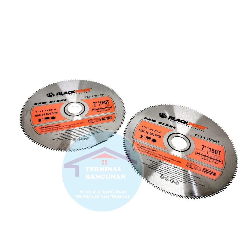 MATA POTONG KAYU BLACKFOOT 7 INCH 150 T