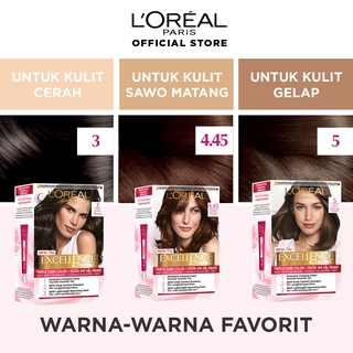 L Oreal Paris Excellence Creme Hair  Color 6 45 Light  