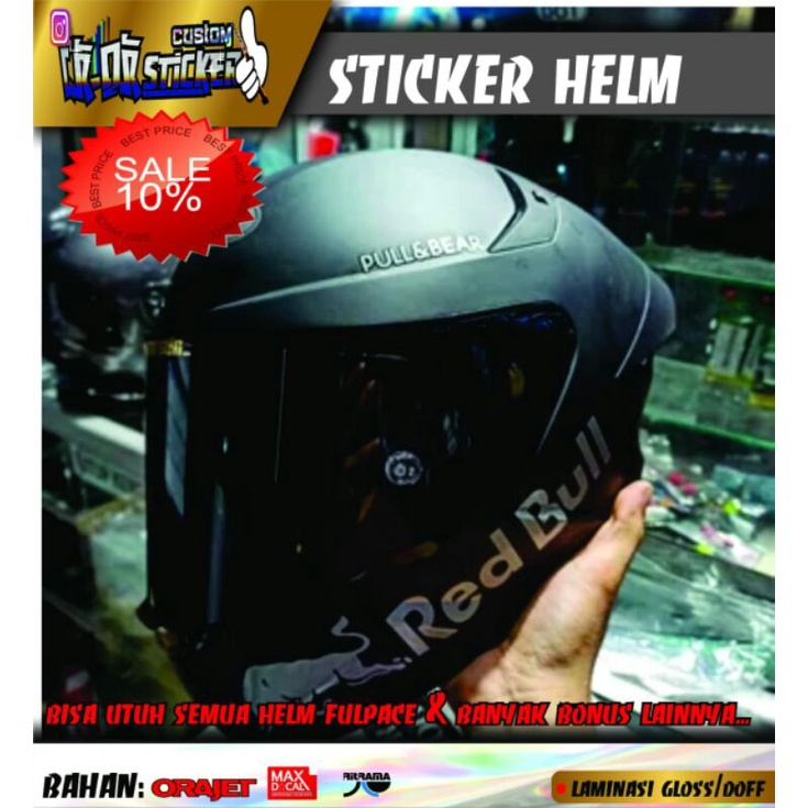 Sticker Helm Custom KYT Full Face