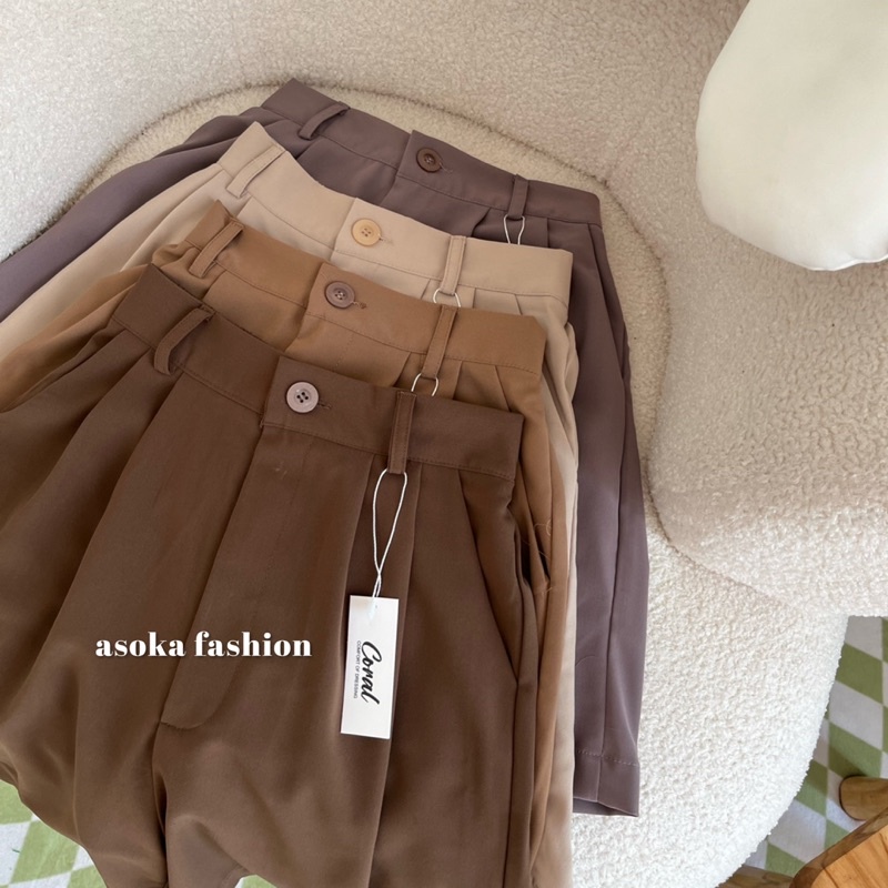 ASOKA Rae Pants 305 - Korean Short Pants - Celana Pendek Wanita