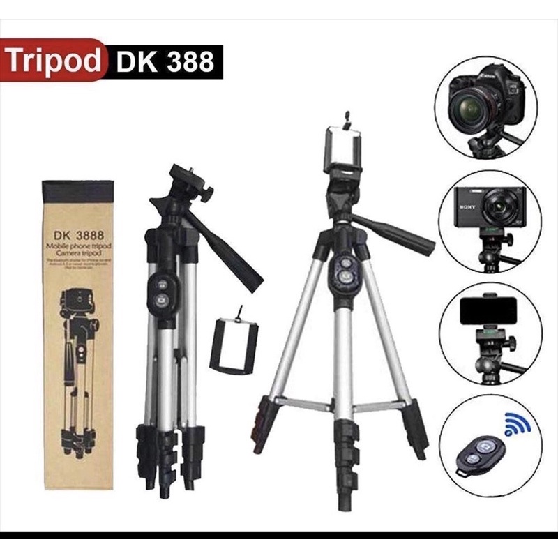 TRIPOD 1Meter 3120 /3110/DK 388/330 A/2.1M -TRIPOD HP &amp; KAMERA UNIVERSAL + HOLDER U+ TAS TRIPOD