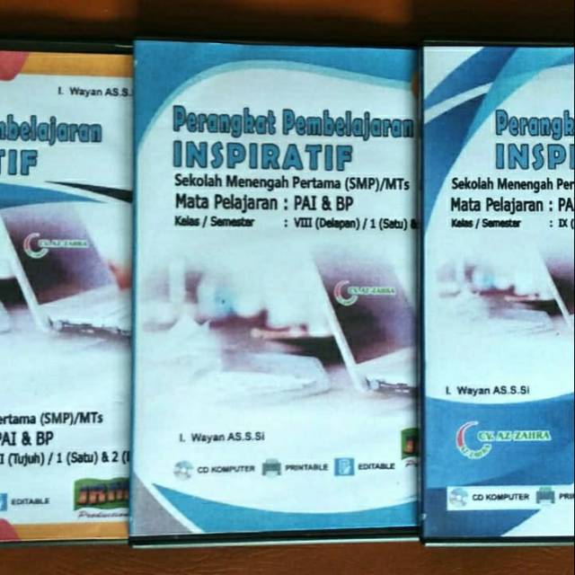 Jual CD RPP K13 Versi 1 Lembar Tingkat SMP-MTS Mapel PAI Dan BP Kelas 7 ...