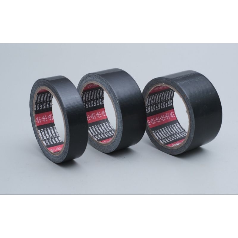 

cloth tape 48 mm hitam super grosir harga per rol