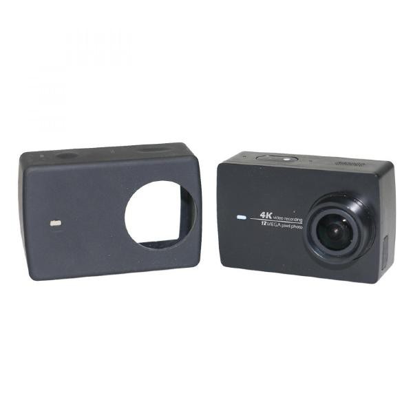 Pelindung Kamera Aksi Softcase Silikon Action Cam Xiaomi Yi 2 4K Action Camera Silicone Case + Lens
