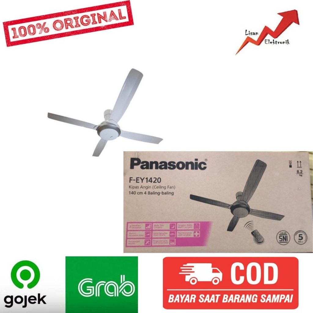 Panasonic FEY1420 Ceiling Fan 56 inch 4 Blade