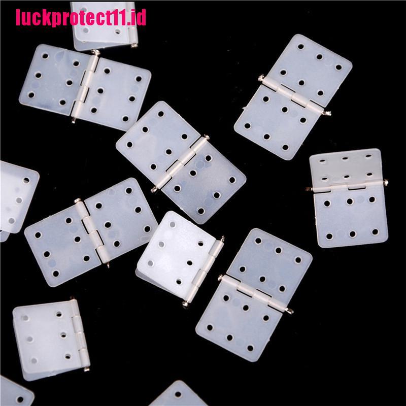 Lucktoy 20pcs Engsel Nilon 27x16mm Untuk Aksesoris Pesawat Terbang Rc Diy