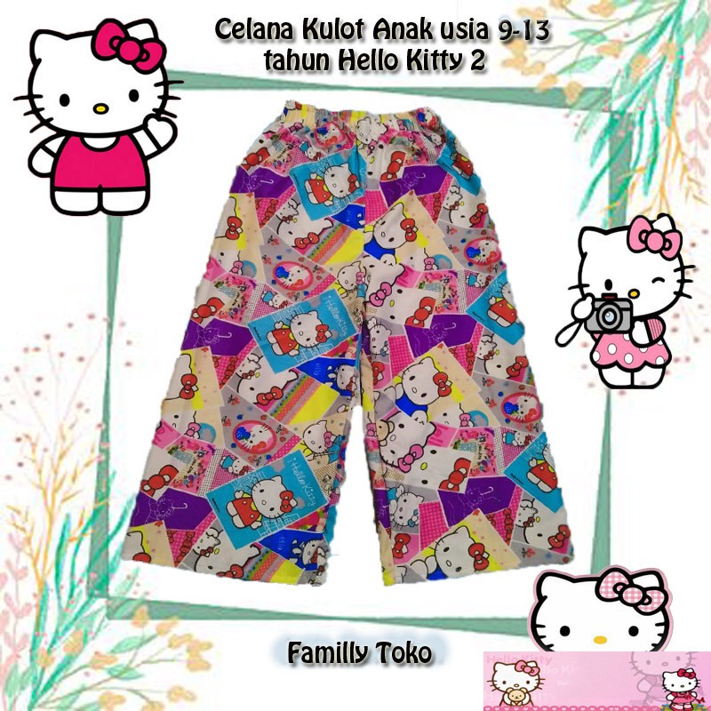 PILIH MOTIF Kulot Anak Perempuan Katun Usia 9th - 13th / Grosir kulot anak,bisa ecer / Celana Kulot Anak / Pilih Motif Kulot anak 9-13 tahun L/KULOT ANAK PEREMPUAN CALLYSTA CALISTA KALISTA CELANA PANJANG CEWEK MOTIF