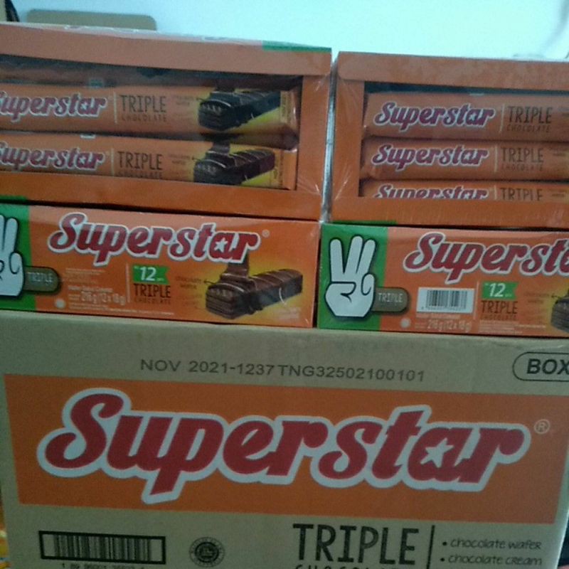 

superstar triple chocolate