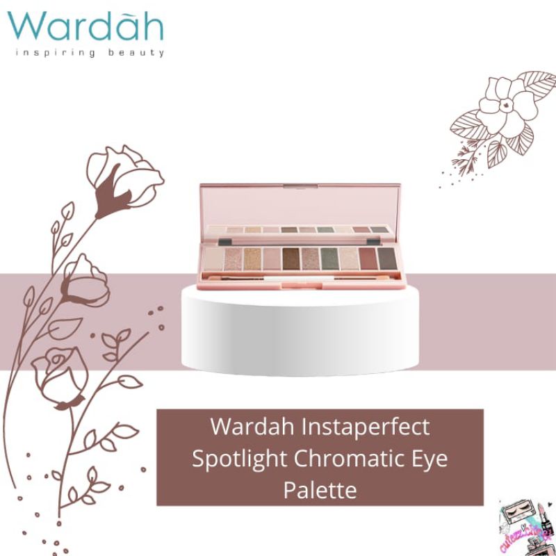 ☃Cutezz_Ching1☃Wardah Instaperfect Spotlight Chromatic Eye Palette 10g