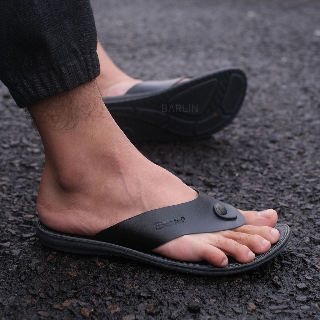 SANDAL JEPIT PRIA DEWASA SANTAI PRIA MINING BARLIN KULIT ASLI ORIGINAL CASUAL 100% PRIA KERJA KANTOR NYAMAN || SANDAL JEPIT PRIA INDIAN TERBARU LEBARAN 2022