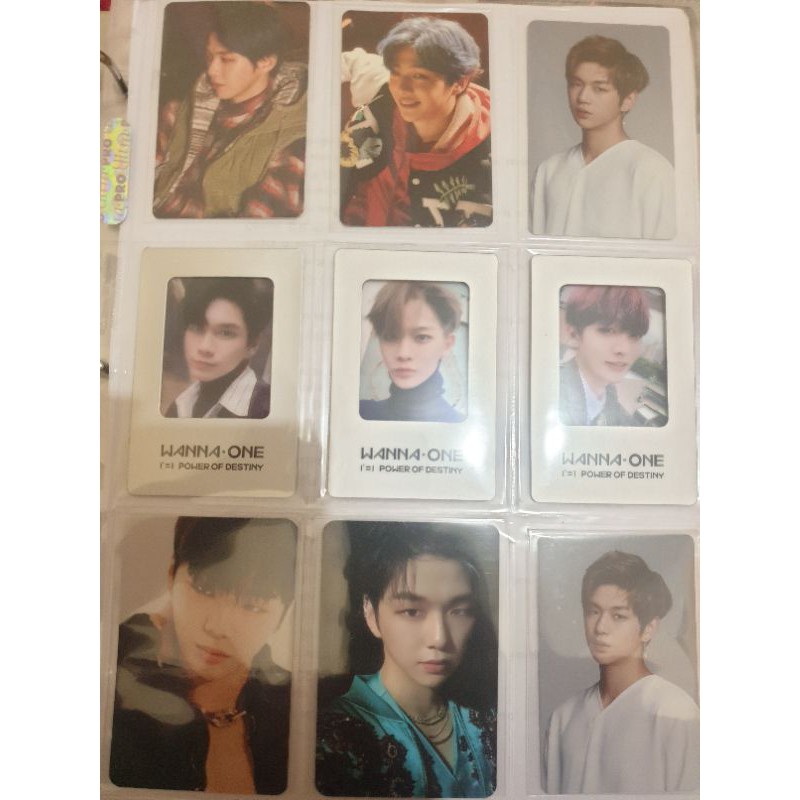 Wanna One Kang Daniel Ong Seongwu Bae Jinyoung Yoon Jisung Photocard POD  Kihno Cyan Magenta