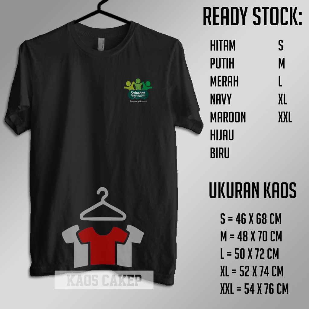 Kaos Sahabat Pegadaian Logo Baju Distro