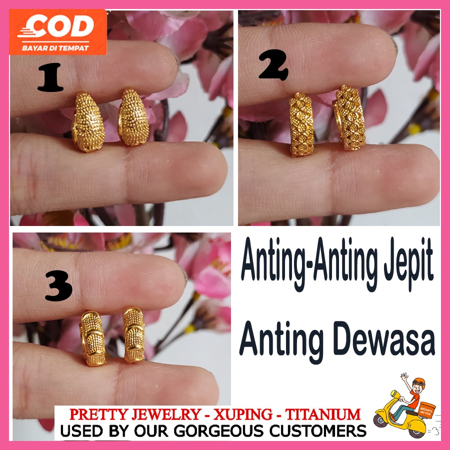 Anting Emas Anting Jepit Anting-Anting Xuping