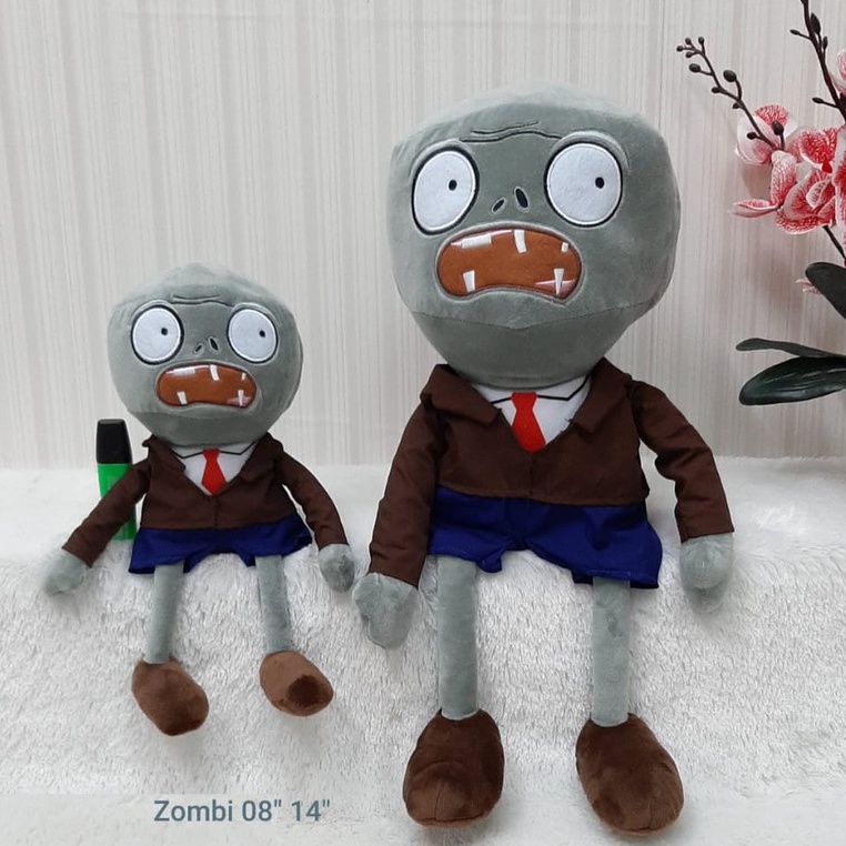 Boneka Zombie 50cm/Boneka Plans Vs Zombie 14&quot;/Boneka Zombie kecil