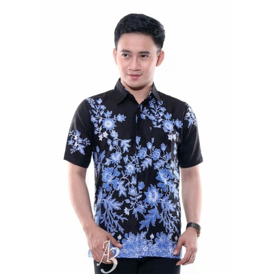 Bebas Pilih Batik Couple keluarga sania ruffle ori ndoro jowi dnt motif TENUN-Hem L